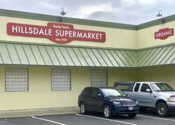 View of Hillsdale Supermarket